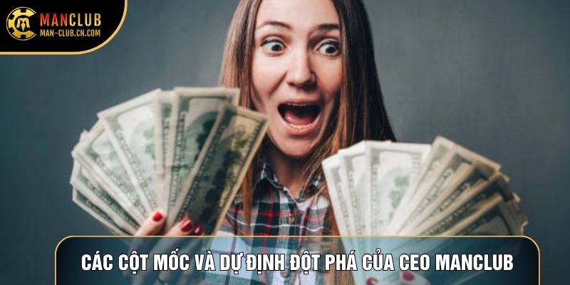 Các cột mốc và dự định đột phá của CEO Manclub